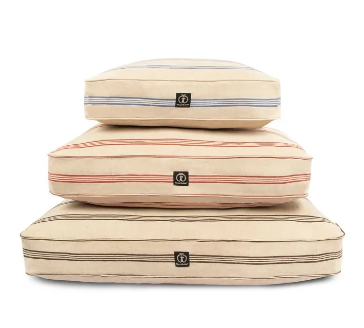 Image via Pottery Barn feat. Harry Barker Grain Sack Dog Bed