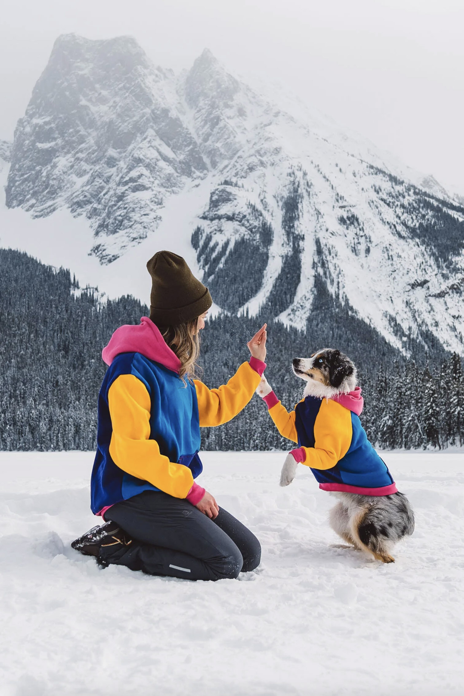 Best Matching Dog and Owner Sweaters and Hoodies – 9 Brands to Know - feat. the Saved by The Bois Matching Set via Bois The Label (Image: Bois The Label)
