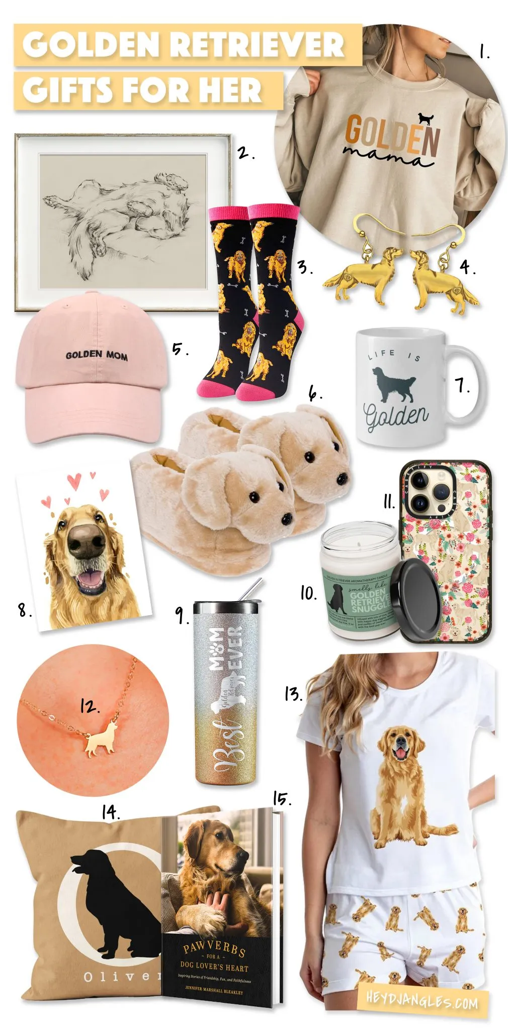 15 Golden Retriever Gifts for Her Hey, Djangles.